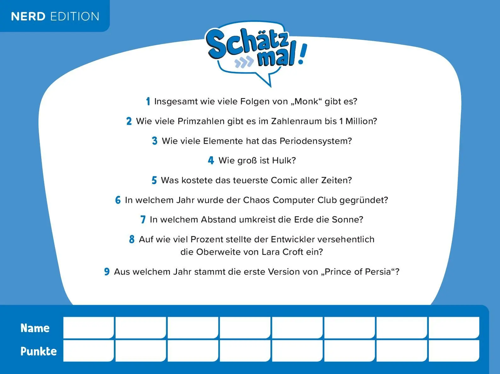 Bild: 9783989760240 | Schätz mal! Nerd Edition | Taschenbuch | 96 S. | Deutsch | 2024