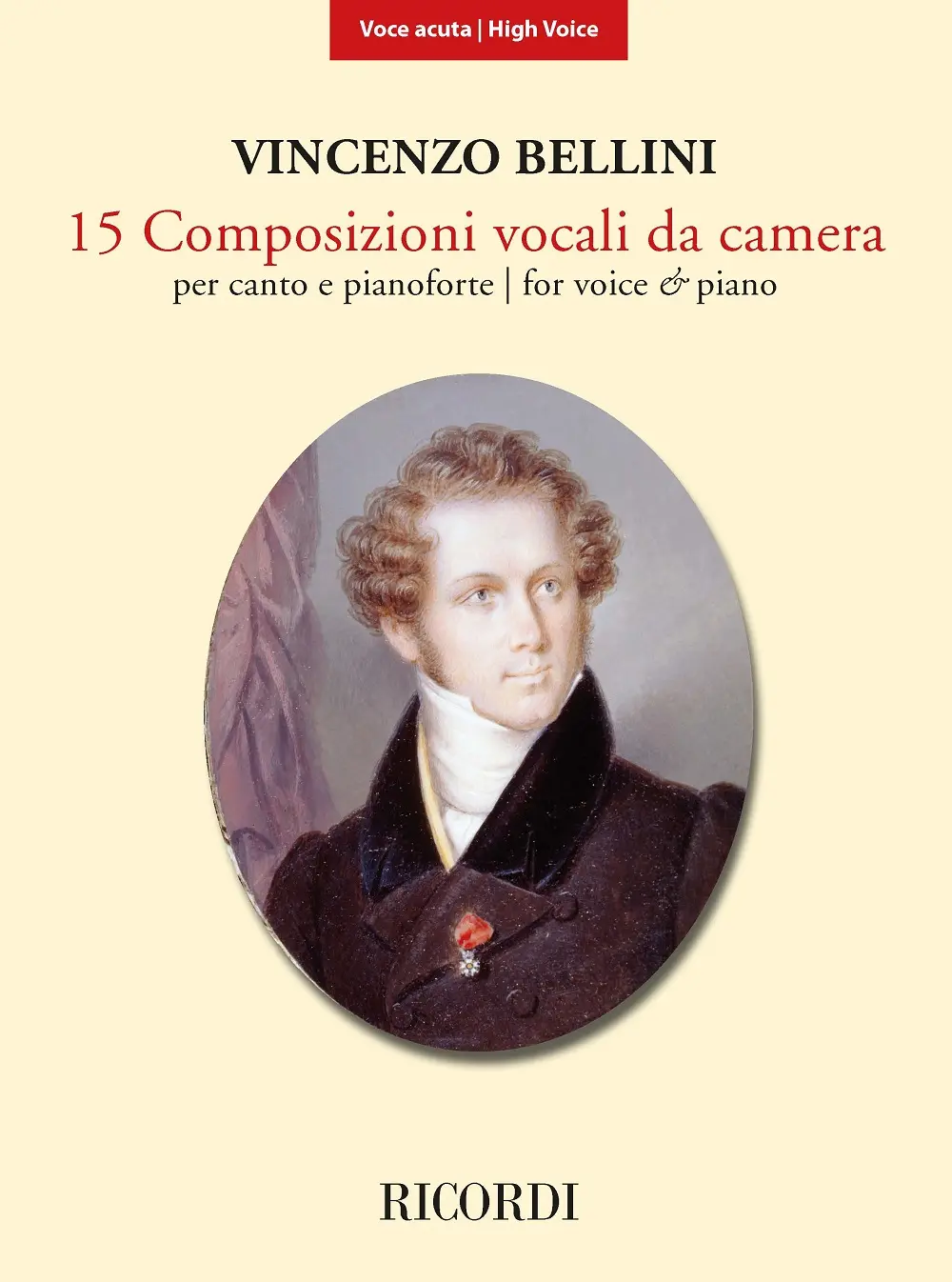 Cover: 9790041420240 | 15 Composizioni vocali da camera | Vincenzo Bellini | Klavierauszug