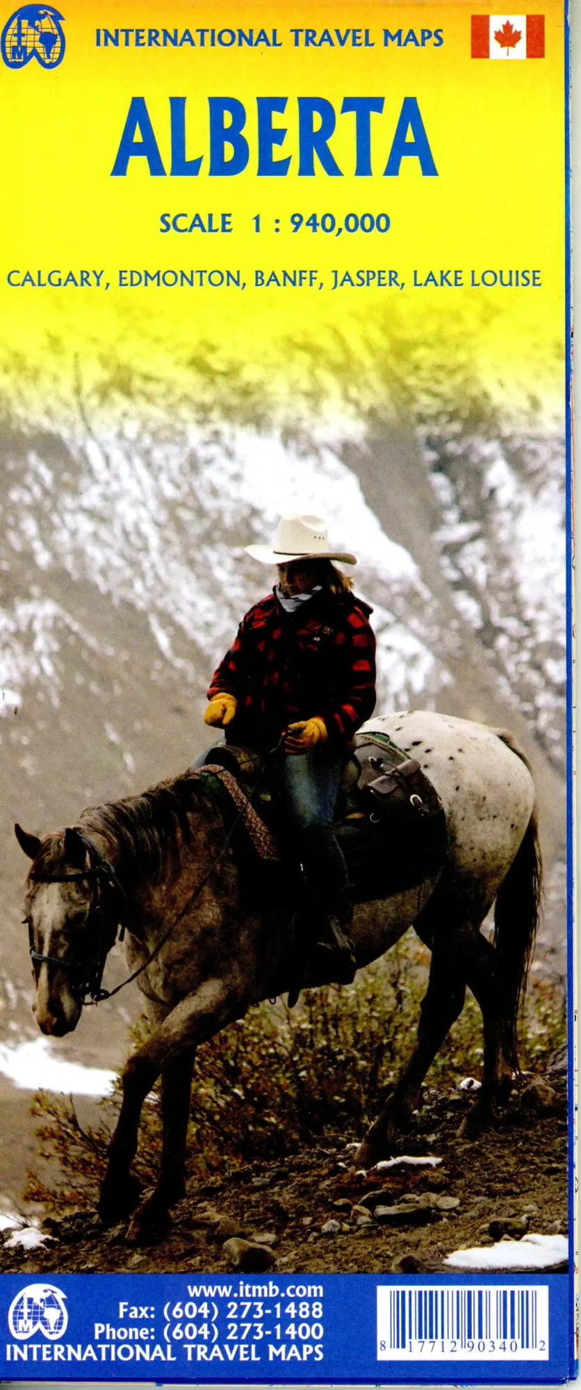 Cover: 9781771290340 | Alberta 1:944000 | Calgary, Edmonton, Banff, Jasper und Lake Louise.