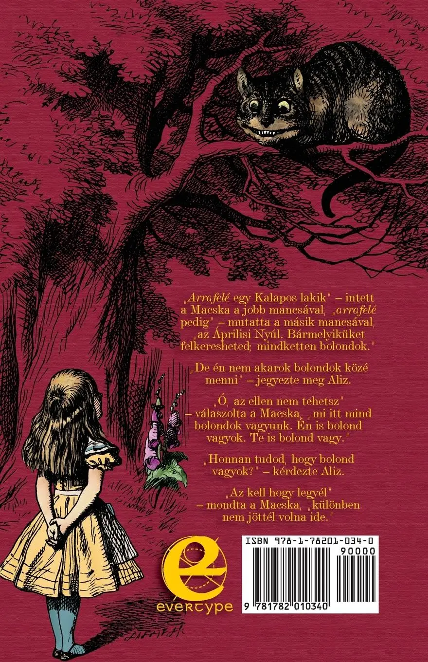 Rückseite: 9781782010340 | Aliz kalandjai Csodaországban | Lewis Carroll | Taschenbuch | 2013