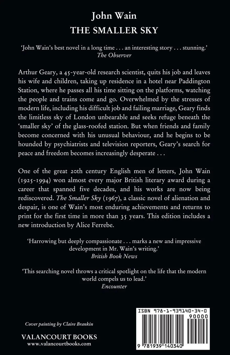 Rückseite: 9781939140340 | The Smaller Sky | John Wain | Taschenbuch | Englisch | 2013