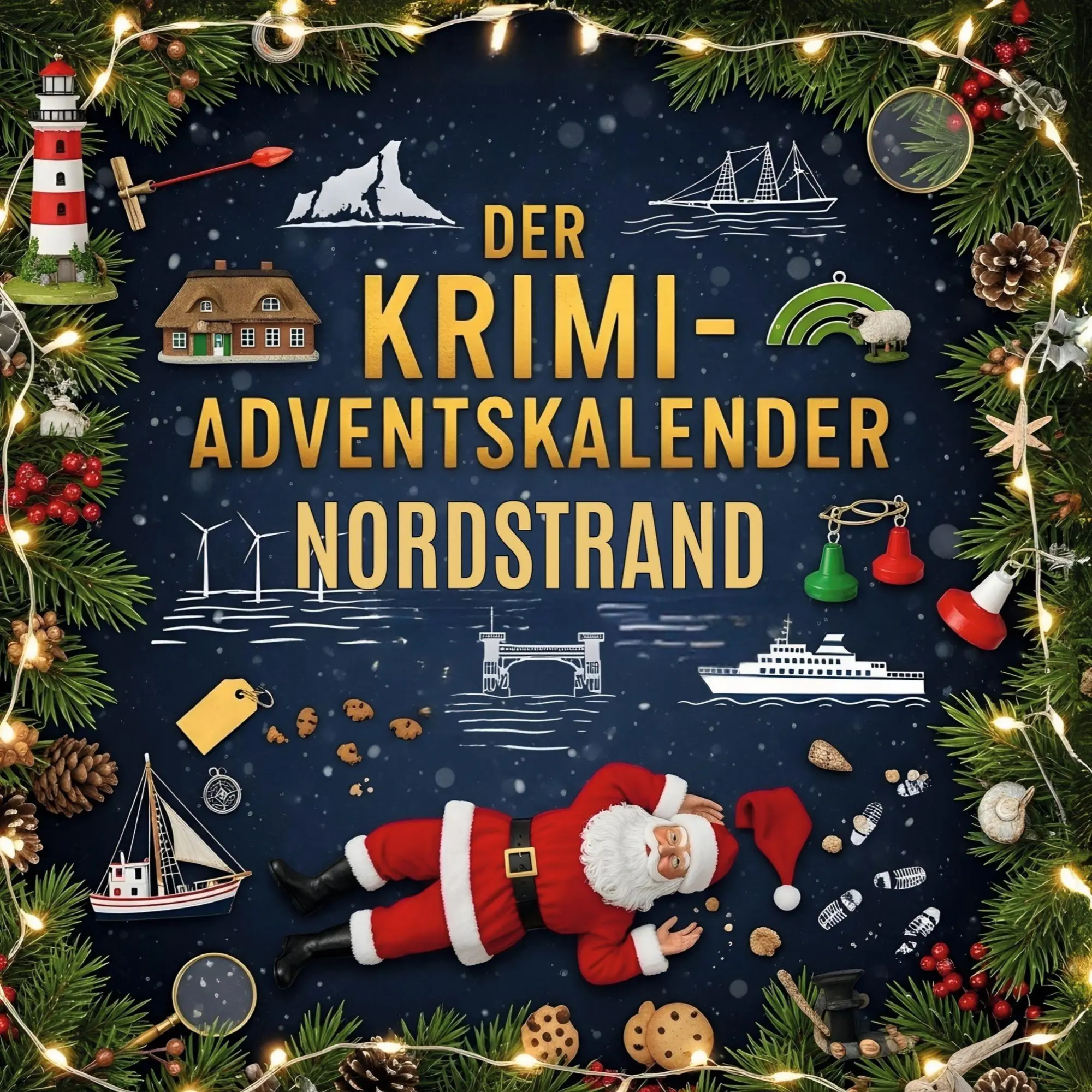 Cover: 9783695310340 | Der Krimi-Adventskalender Nordstrand | Mordsverdächtig in 24 Akten