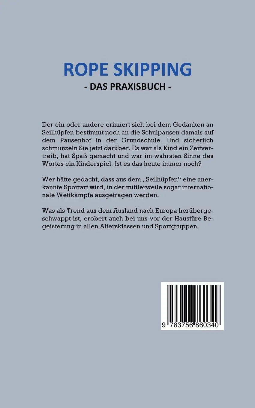 Rückseite: 9783756860340 | Rope Skipping für Einsteiger - Das Praxisbuch | Katja Eden | Buch