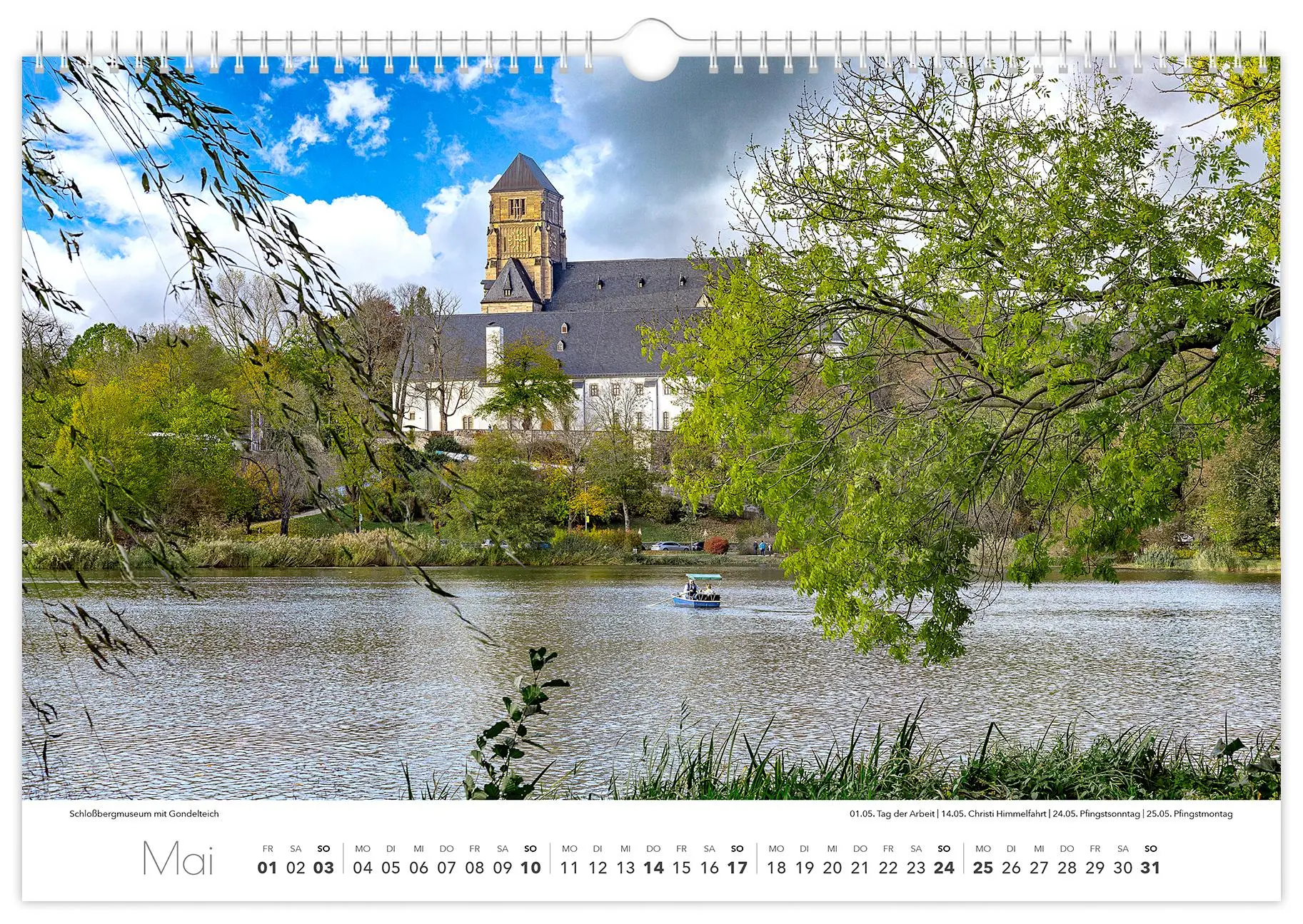 Bild: 9783910680340 | Kalender Chemnitz 2026 | 45 x 30 cm weißes Kalendarium | Schubert