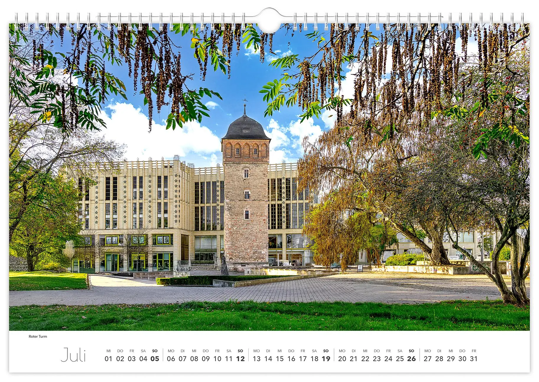 Bild: 9783910680340 | Kalender Chemnitz 2026 | 45 x 30 cm weißes Kalendarium | Schubert