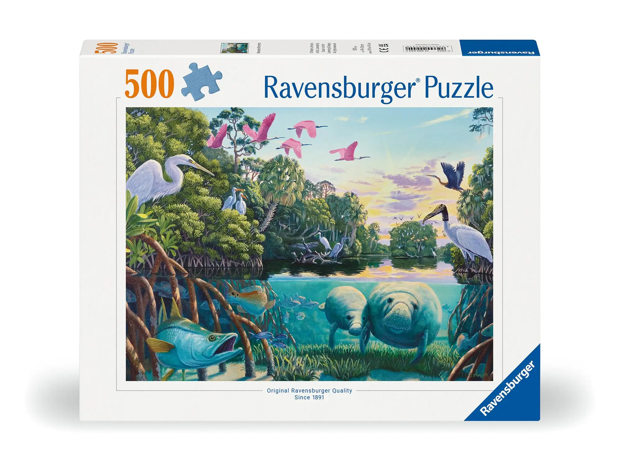 Cover: 4005555000440 | Erwachsenenpuzzle 500 Teile - Manatee Moments | Spiel | 12000044