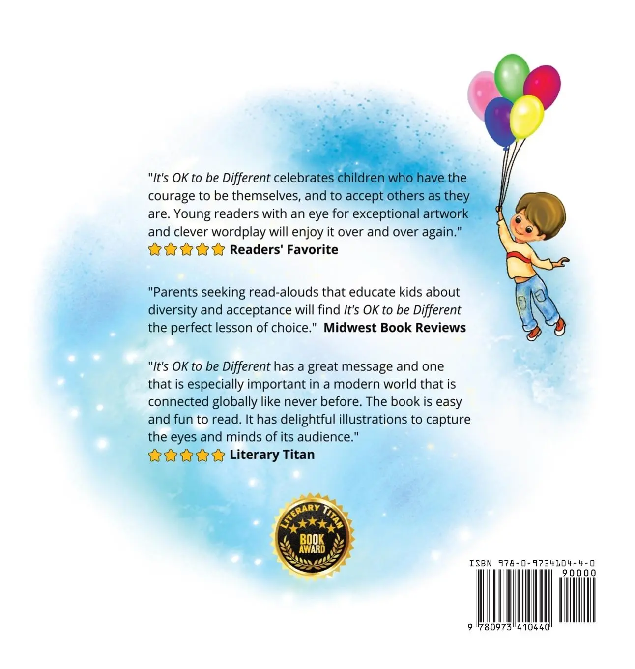 Rückseite: 9780973410440 | It's OK to be Different | Sharon Purtill | Buch | Englisch | 2019