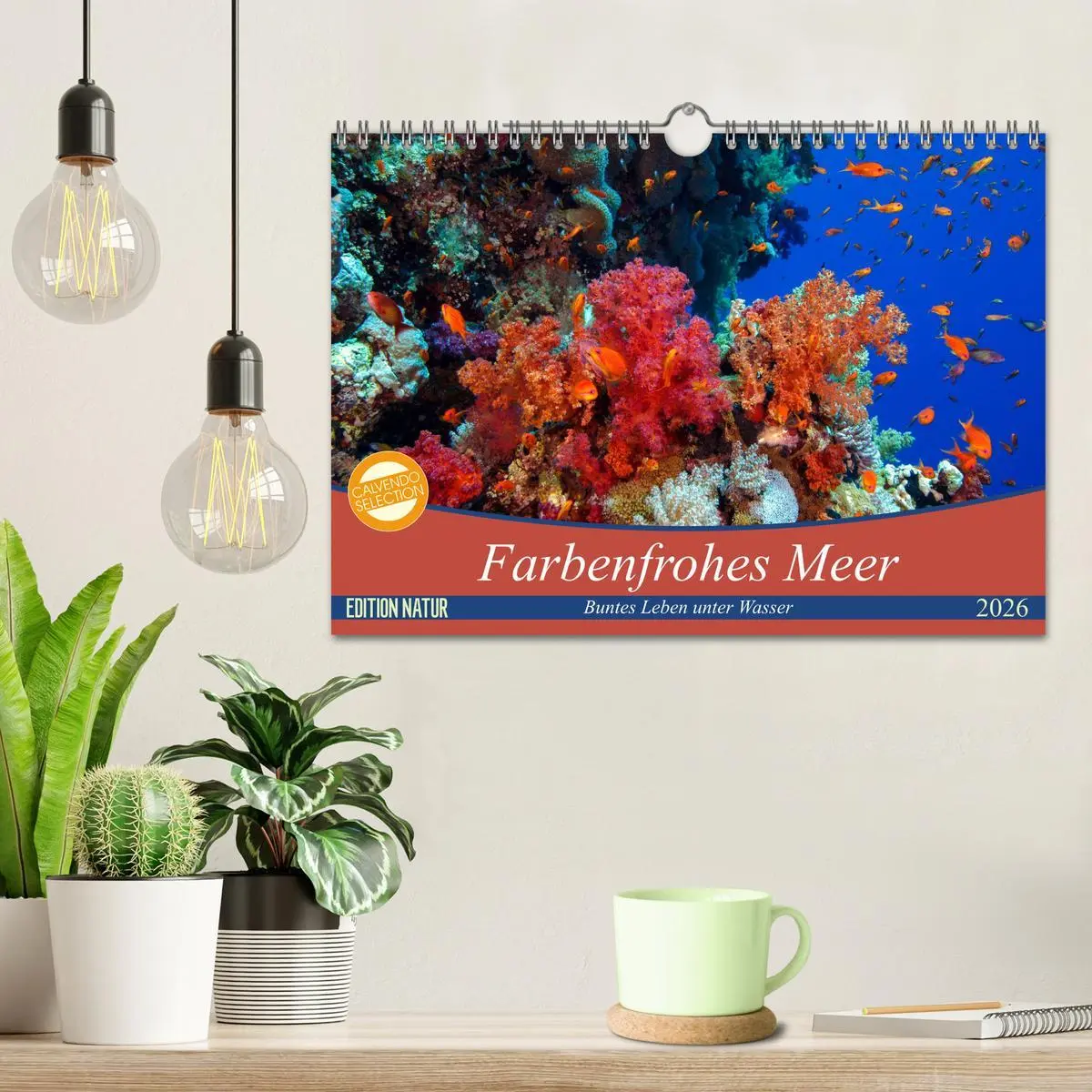 Bild: 9783457940440 | Farbenfrohes Meer (Wandkalender 2026 DIN A4 quer), CALVENDO...