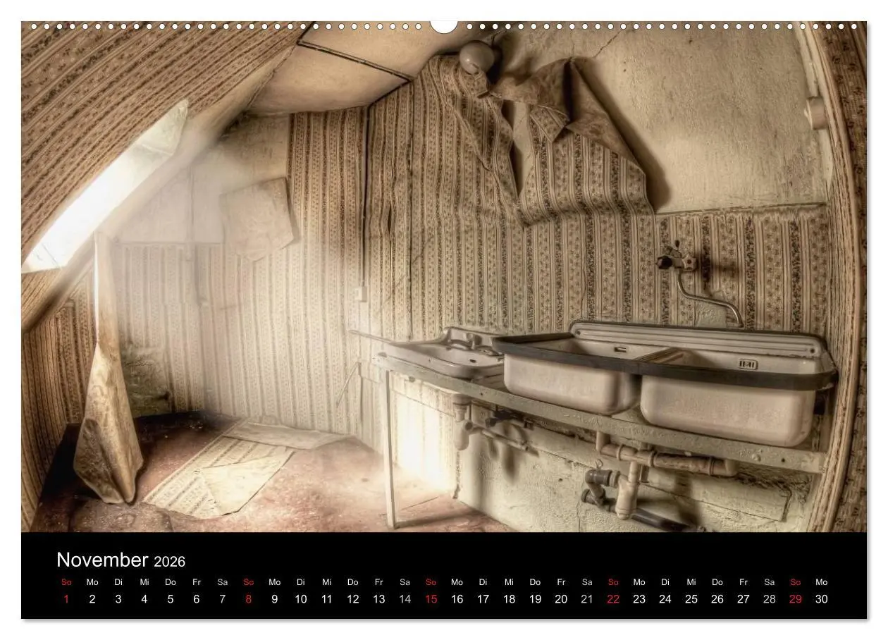 Bild: 9783516100440 | Lost Places - Verlassene Orte (Wandkalender 2026 DIN A2 quer),...