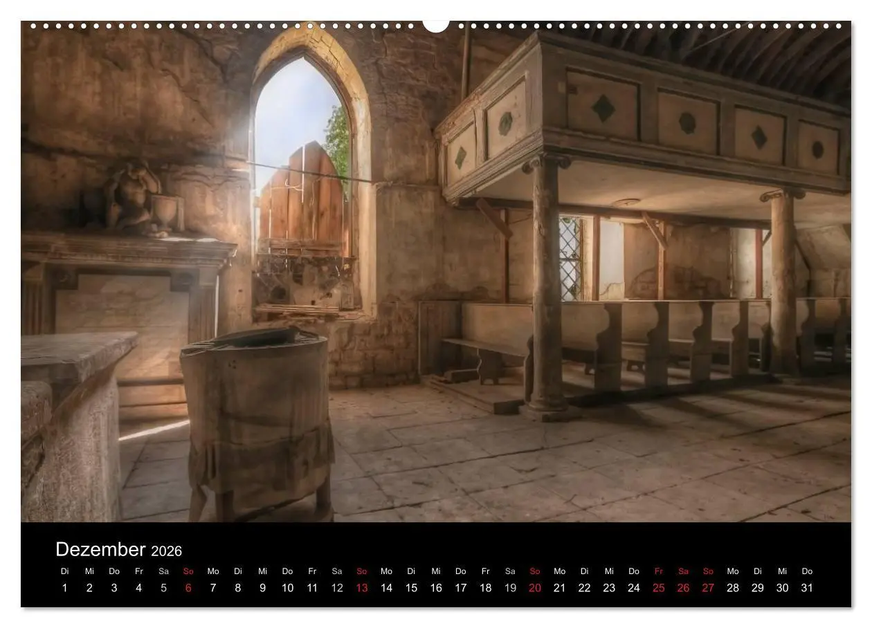Bild: 9783516100440 | Lost Places - Verlassene Orte (Wandkalender 2026 DIN A2 quer),...