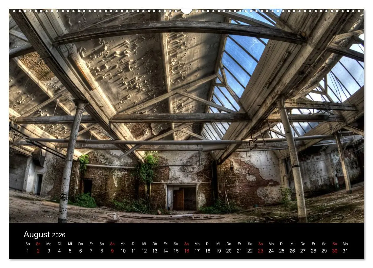 Bild: 9783516100440 | Lost Places - Verlassene Orte (Wandkalender 2026 DIN A2 quer),...
