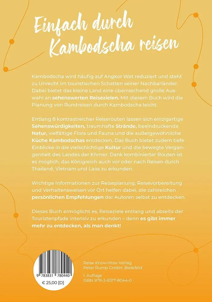 Bild: 9783831780440 | Reiserouten durch Kambodscha | Reiseroutenführer von Reise Know-How