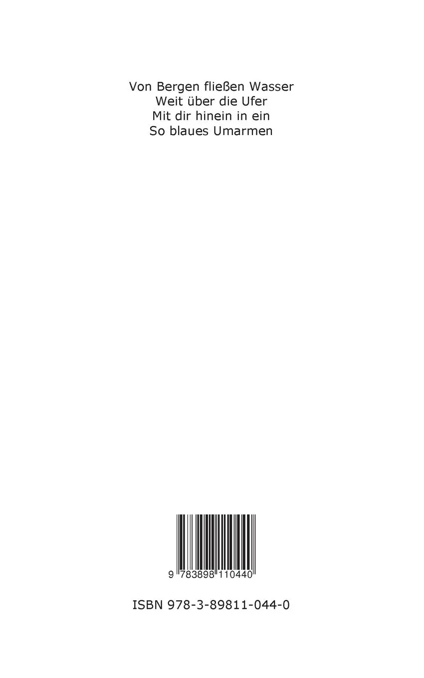 Rückseite: 9783898110440 | Sonnenuntergang auf blondem Hügel | Gedichte | Marius Hoffmann | Buch