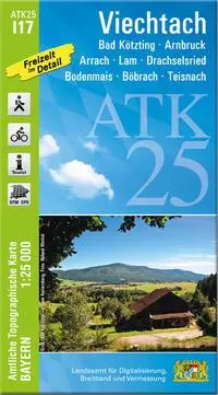 Cover: 9783987760440 | ATK25-I17 Viechtach (Amtliche Topographische Karte 1:25000) | Deutsch