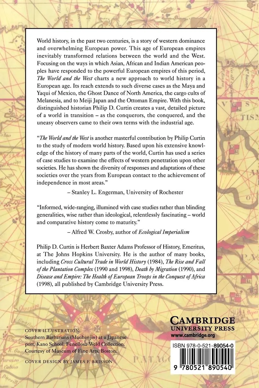 Rückseite: 9780521890540 | The World and the West | Philip Curtin | Taschenbuch | Englisch | 2010