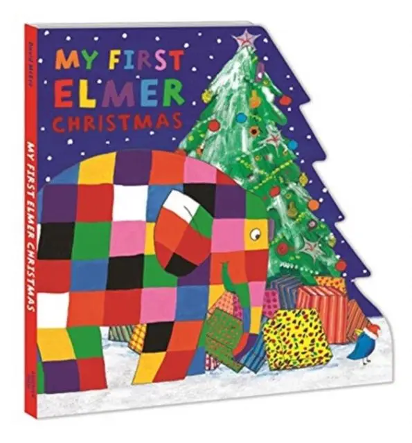 Cover: 9781839130540 | My First Elmer Christmas | Shaped Board Book | David McKee | Buch
