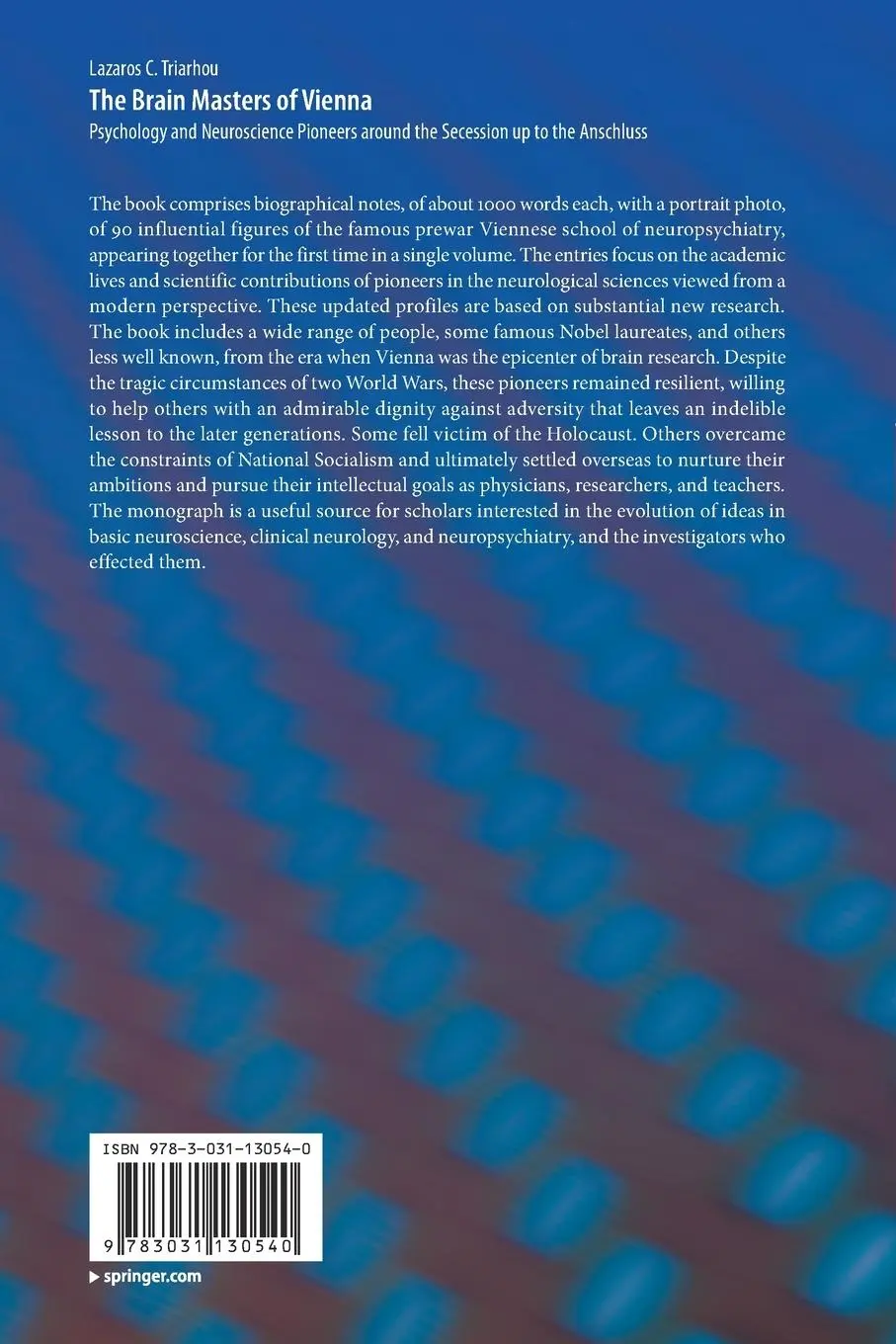 Rückseite: 9783031130540 | The Brain Masters of Vienna | Lazaros C. Triarhou | Taschenbuch | xiii