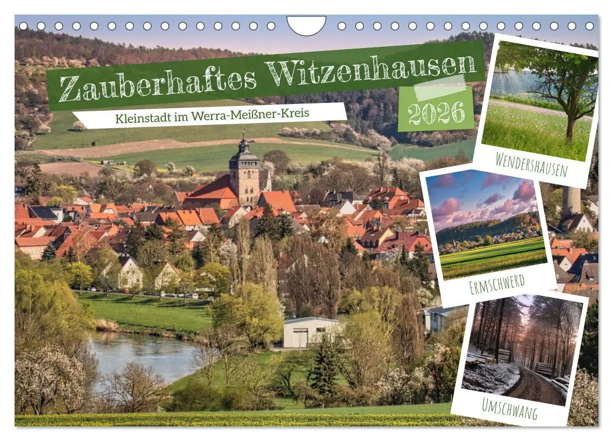 Cover: 9783457310540 | Zauberhaftes Witzenhausen (Wandkalender 2026 DIN A4 quer), CALVENDO...