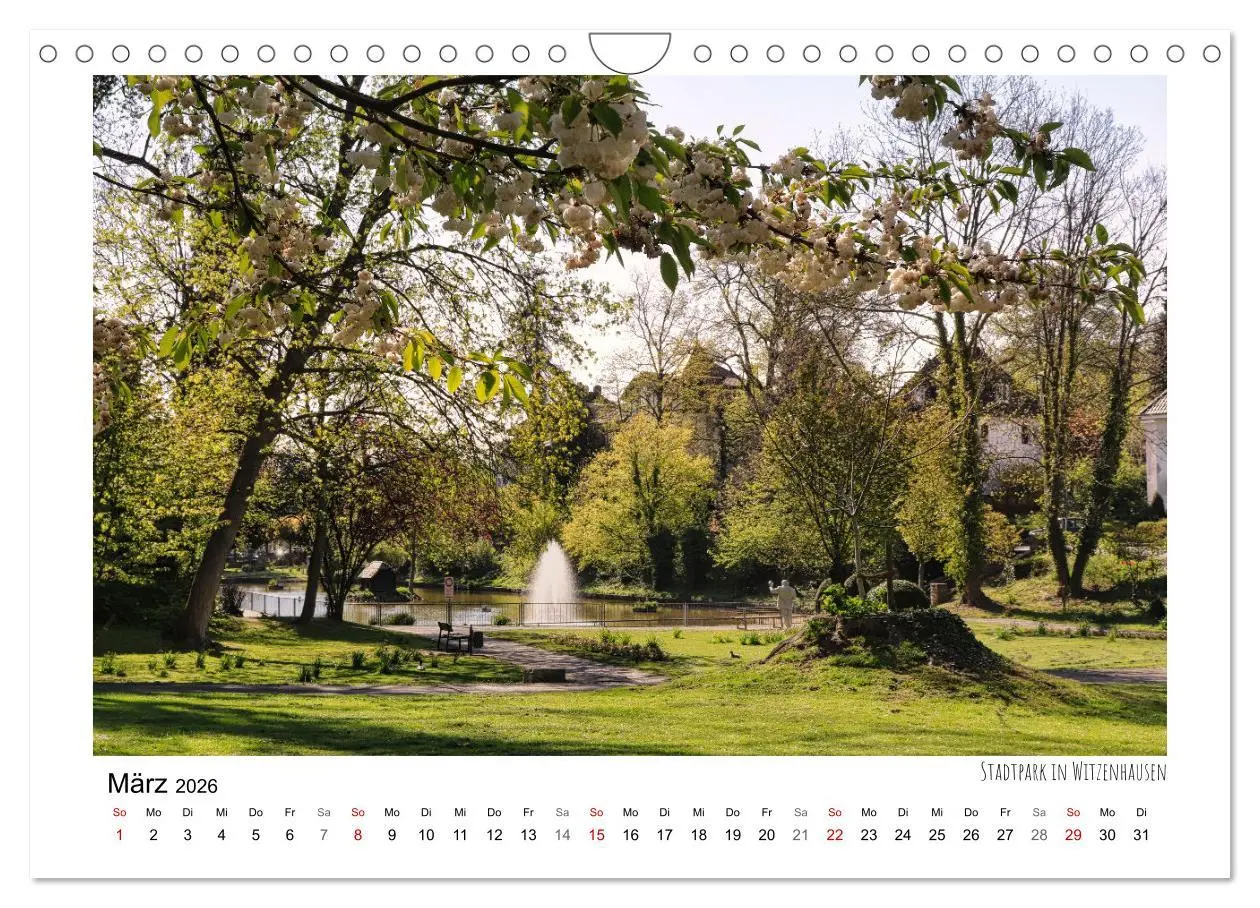 Bild: 9783457310540 | Zauberhaftes Witzenhausen (Wandkalender 2026 DIN A4 quer), CALVENDO...