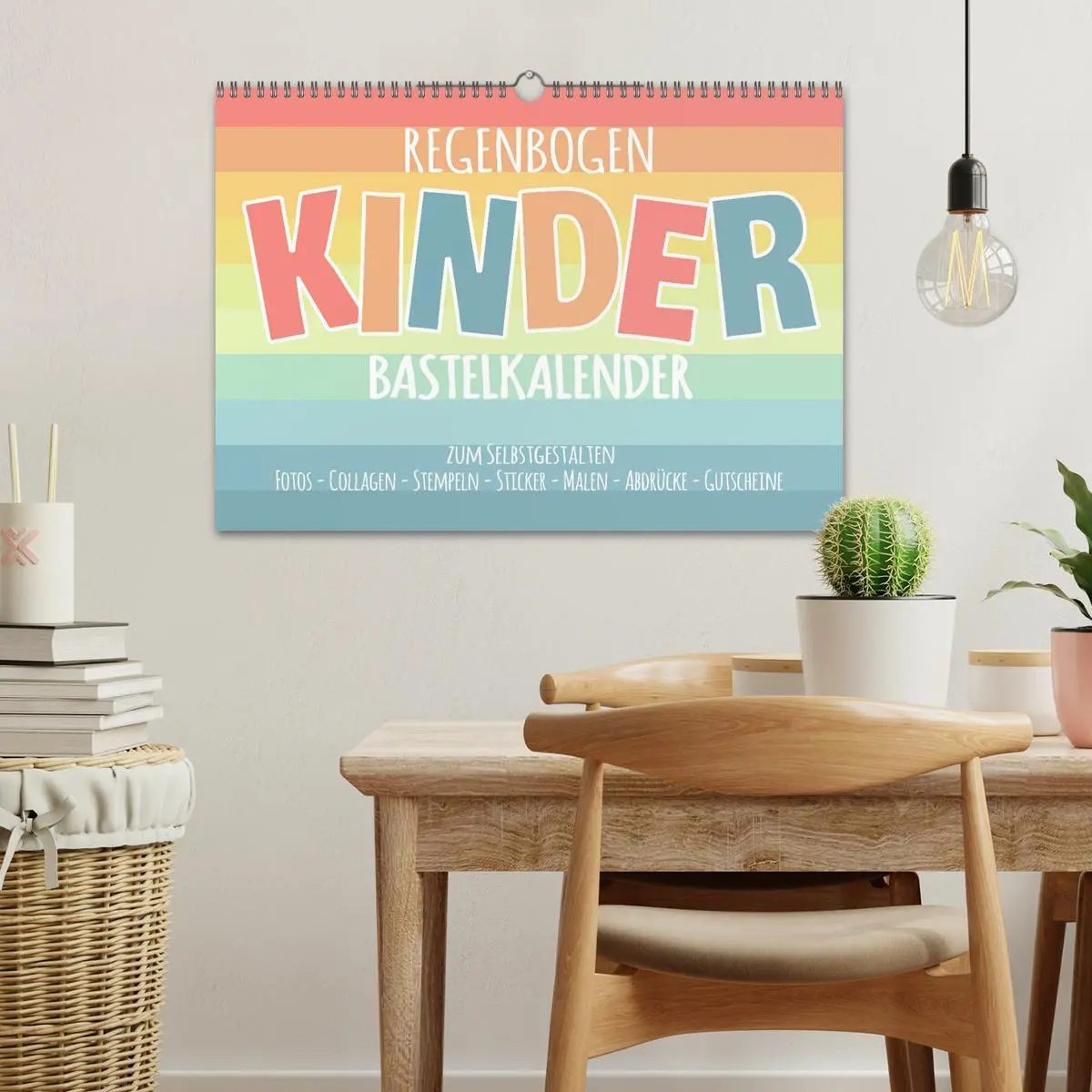 Bild: 9783457790540 | Regenbogen Kinder Bastelkalender - Zum Selbstgestalten - DIY...