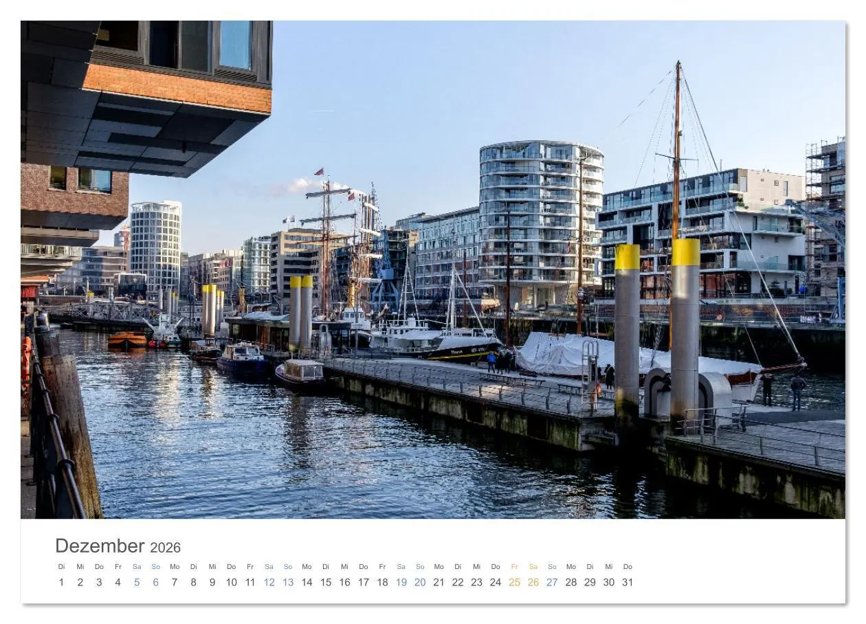 Bild: 9783516640540 | Die Elbmetropole Hamburg (Wandkalender 2026 DIN A2 quer), CALVENDO...