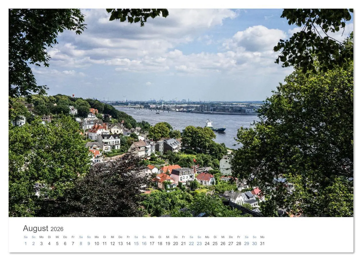 Bild: 9783516640540 | Die Elbmetropole Hamburg (Wandkalender 2026 DIN A2 quer), CALVENDO...