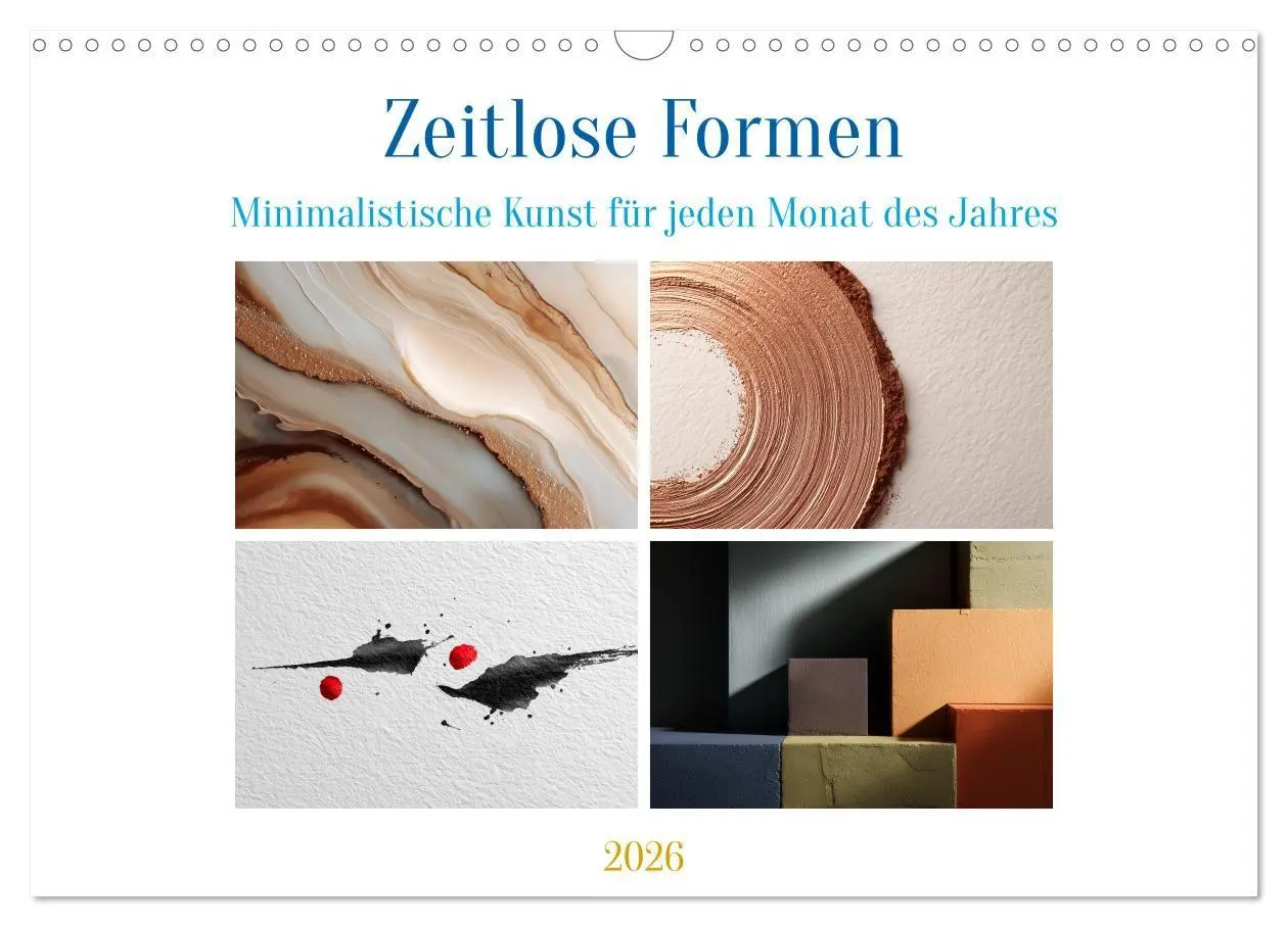 Cover: 9783516710540 | Zeitlose Formen (Wandkalender 2026 DIN A3 quer), CALVENDO...