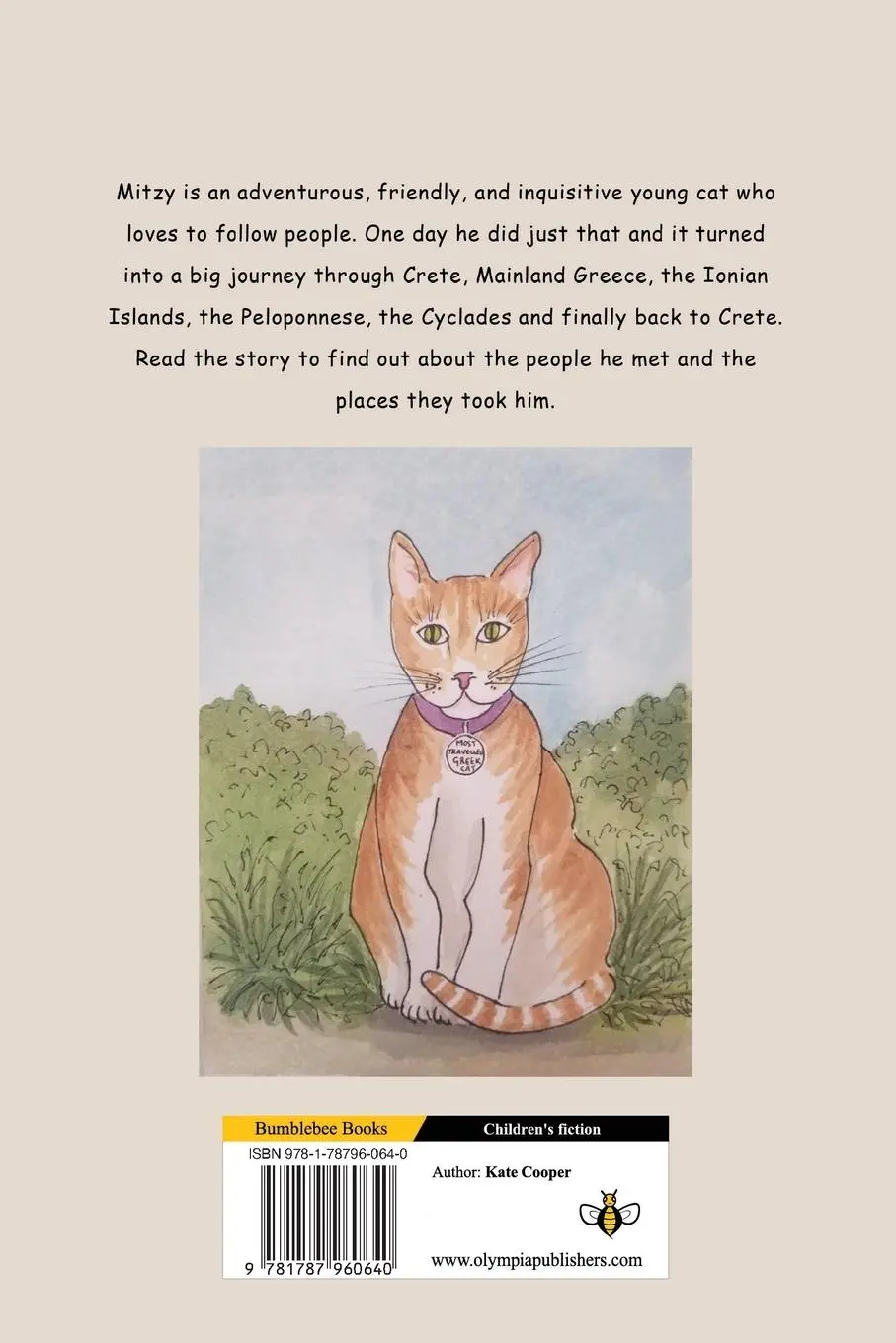 Rückseite: 9781787960640 | Mitzy's Greek Odyssey | Kate Cooper | Taschenbuch | Englisch | 2025