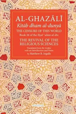 Cover: 9781941610640 | The Censure of This World | Abu Hamid Muhammad Al-Ghazali | Buch