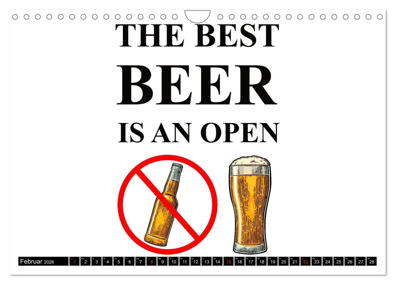 Bild: 9783457780640 | Bier - Lustige Sprüche und Grafiken (Wandkalender 2026 DIN A4...