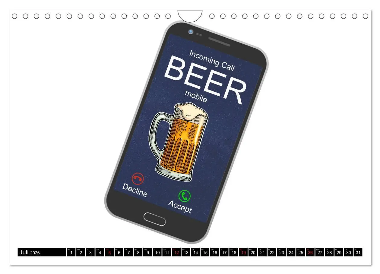 Bild: 9783457780640 | Bier - Lustige Sprüche und Grafiken (Wandkalender 2026 DIN A4...