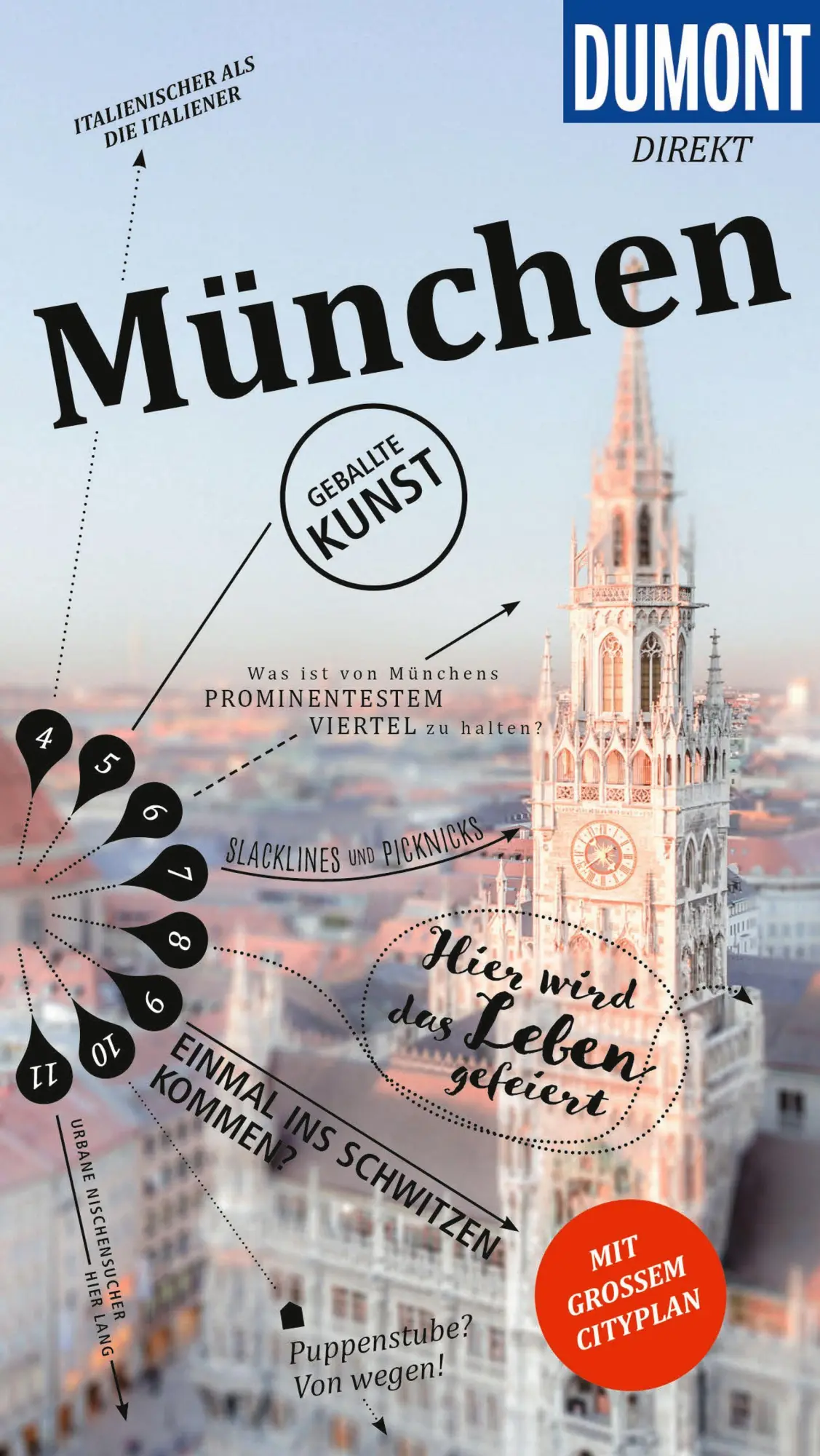 Cover: 9783616000640 | DUMONT direkt Reiseführer München | Mit großem Cityplan | Fazekas