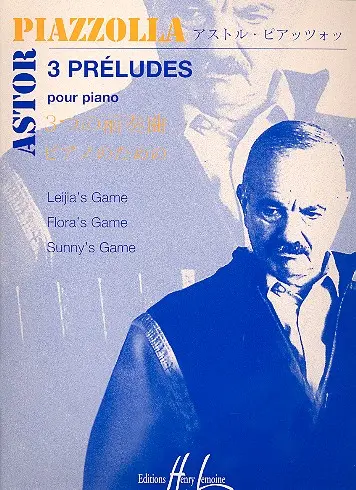 Cover: 9790230950640 | Preludes(3) | Astor Piazzolla | Buch | Lemoine | EAN 9790230950640