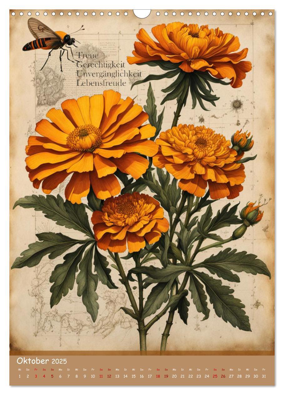 Bild: 9783383800740 | Geburtsblume, dein florales Sternzeichen (Wandkalender 2025 DIN A3...
