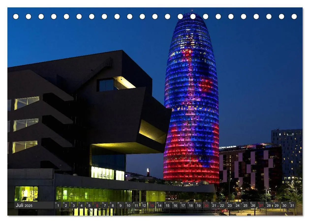 Bild: 9783435680740 | Barcelona Impressionen (Tischkalender 2025 DIN A5 quer), CALVENDO...