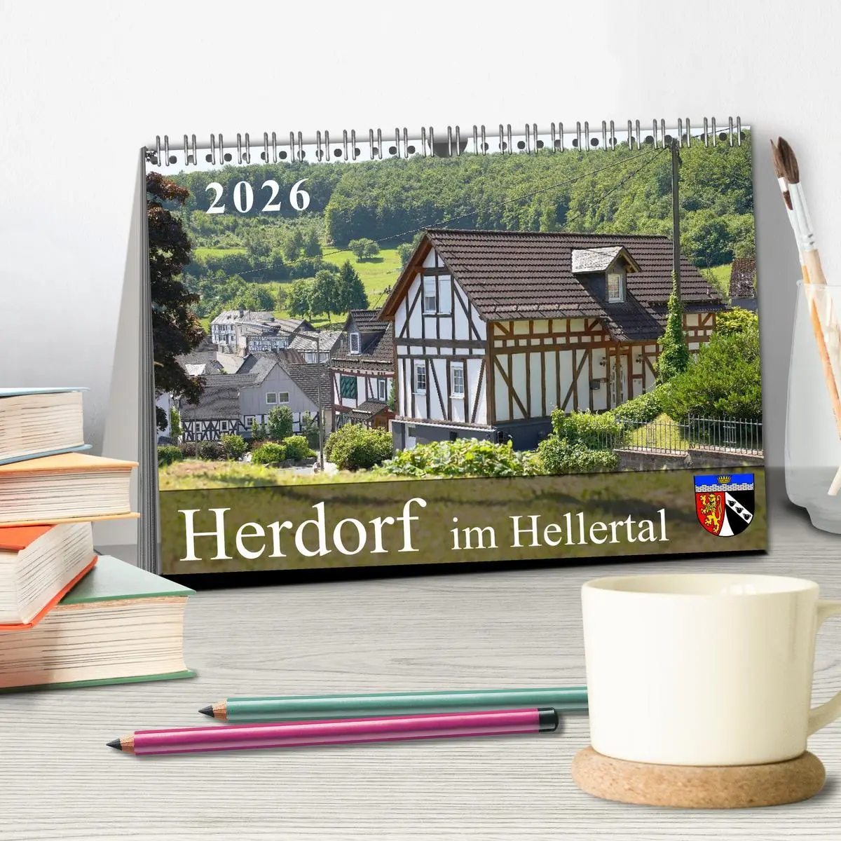 Bild: 9783516620740 | Herdorf im Hellertal (Tischkalender 2026 DIN A5 quer), CALVENDO...