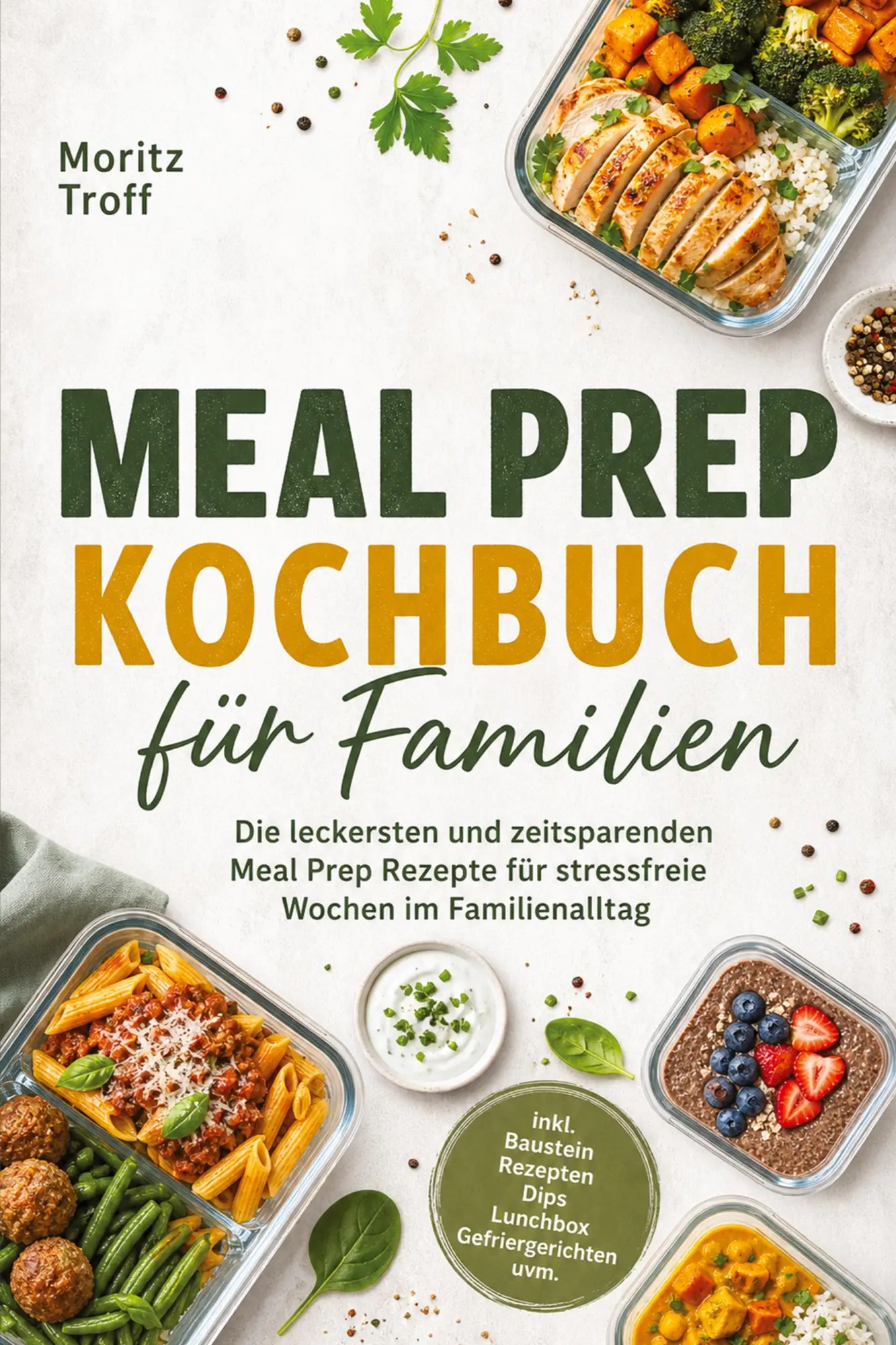 Cover: 9783694380740 | Meal Prep Kochbuch für Familien: Die leckersten und zeitsparenden...