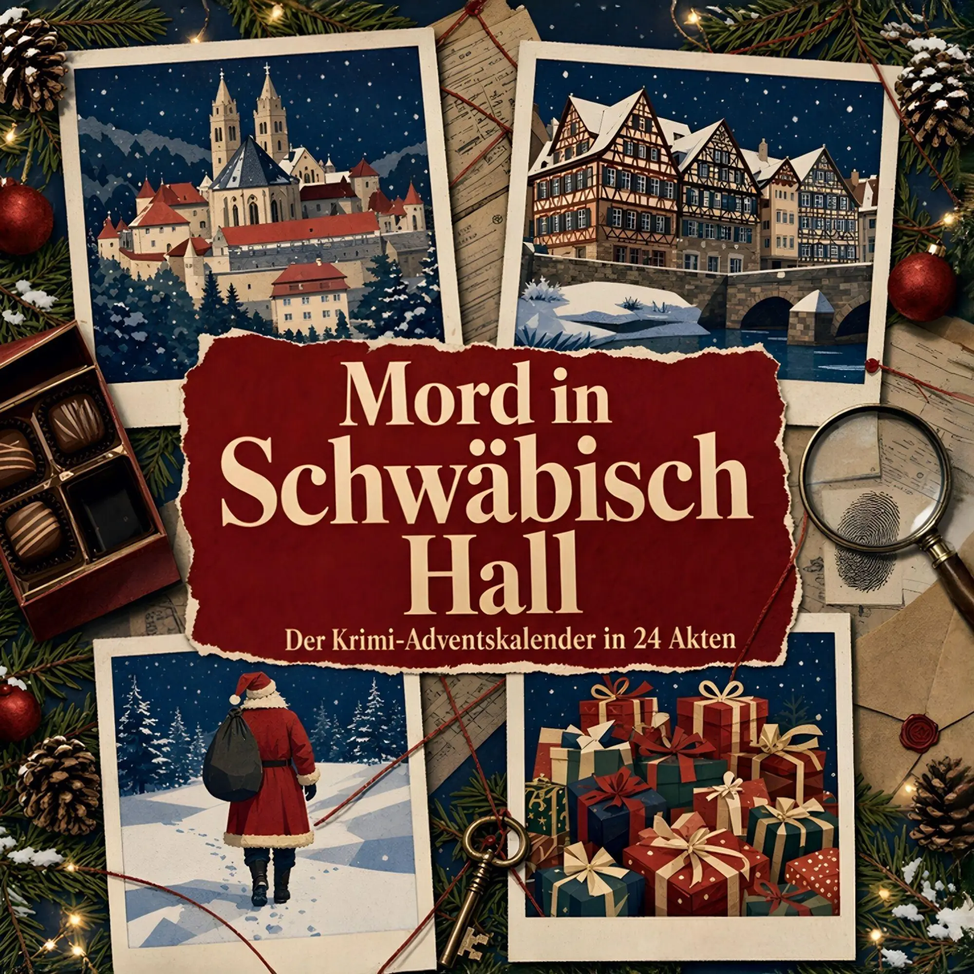 Cover: 9783696120740 | Mord in Schwäbisch Hall | Der Krimi-Adventskalender in 24 Akten | Buch