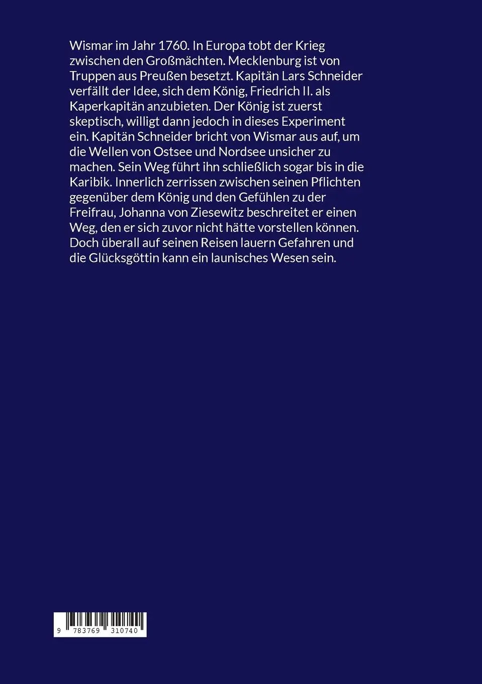 Rückseite: 9783769310740 | Der Freibeuter von Wismar | Im Dienst für König Friedrich | Thumann