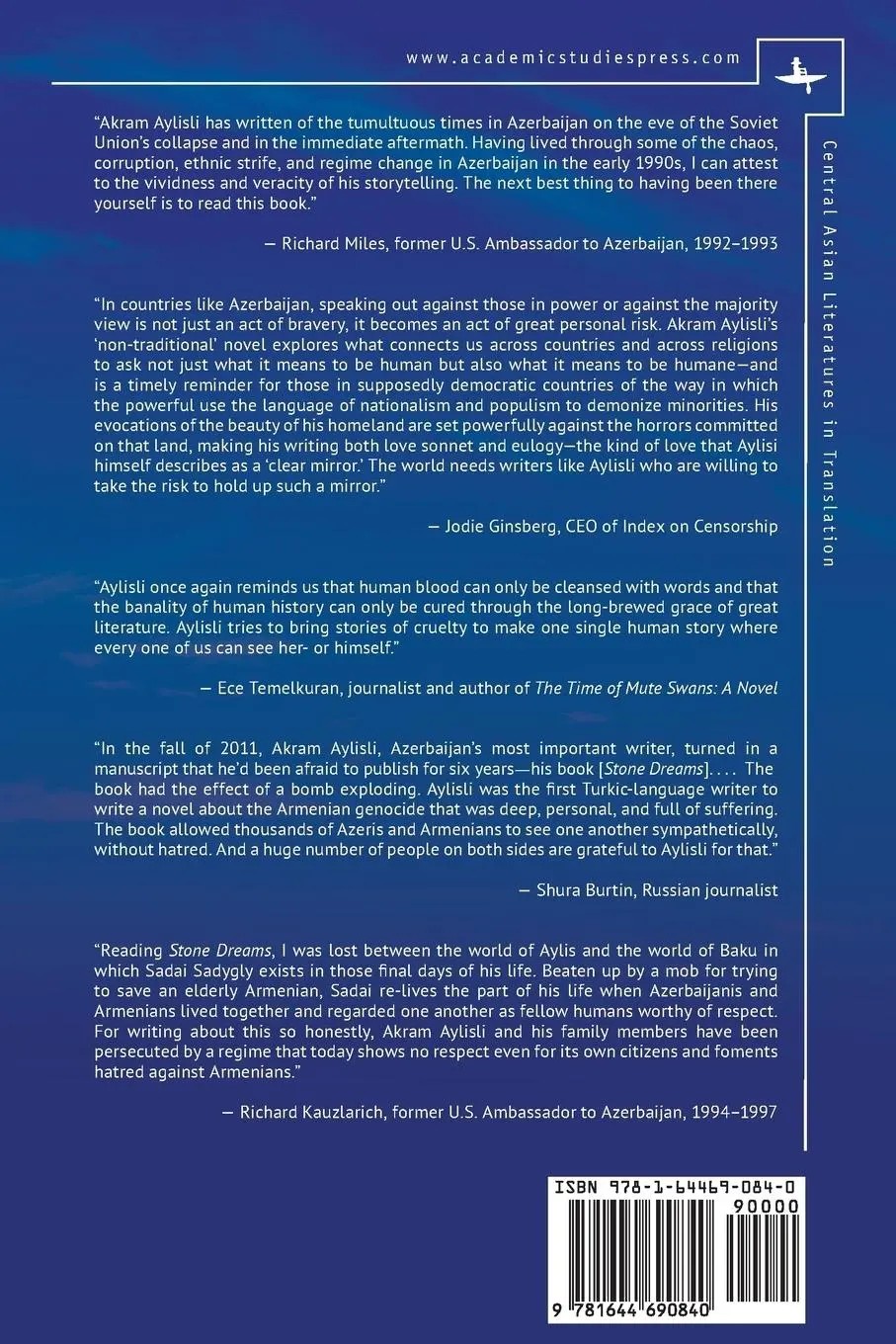 Rückseite: 9781644690840 | Farewell, Aylis | A Non-Traditional Novel in Three Works | Aylisli