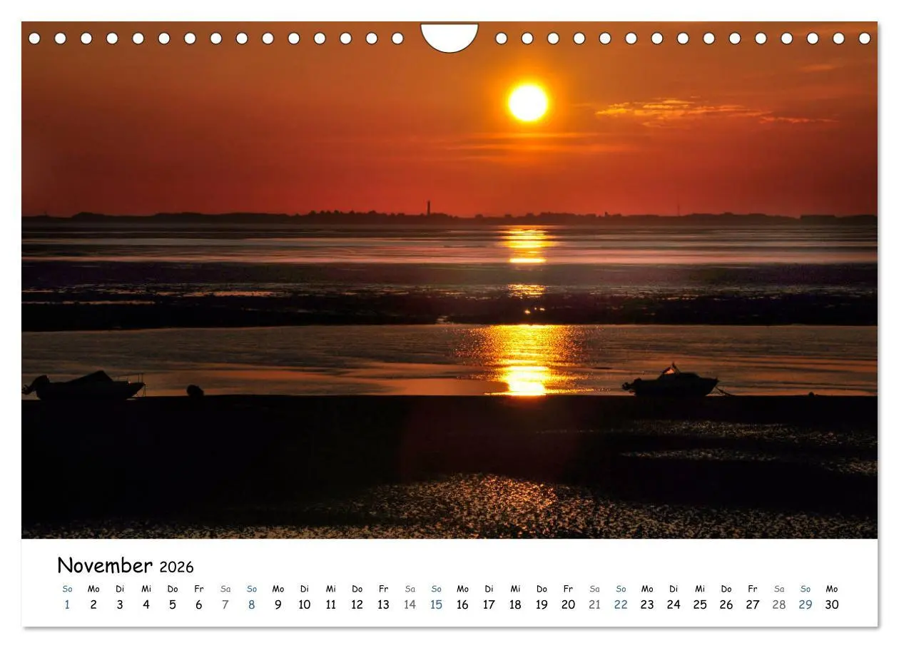 Bild: 9783516160840 | Föhr und Halligwelt 2026 (Wandkalender 2026 DIN A4 quer), CALVENDO...