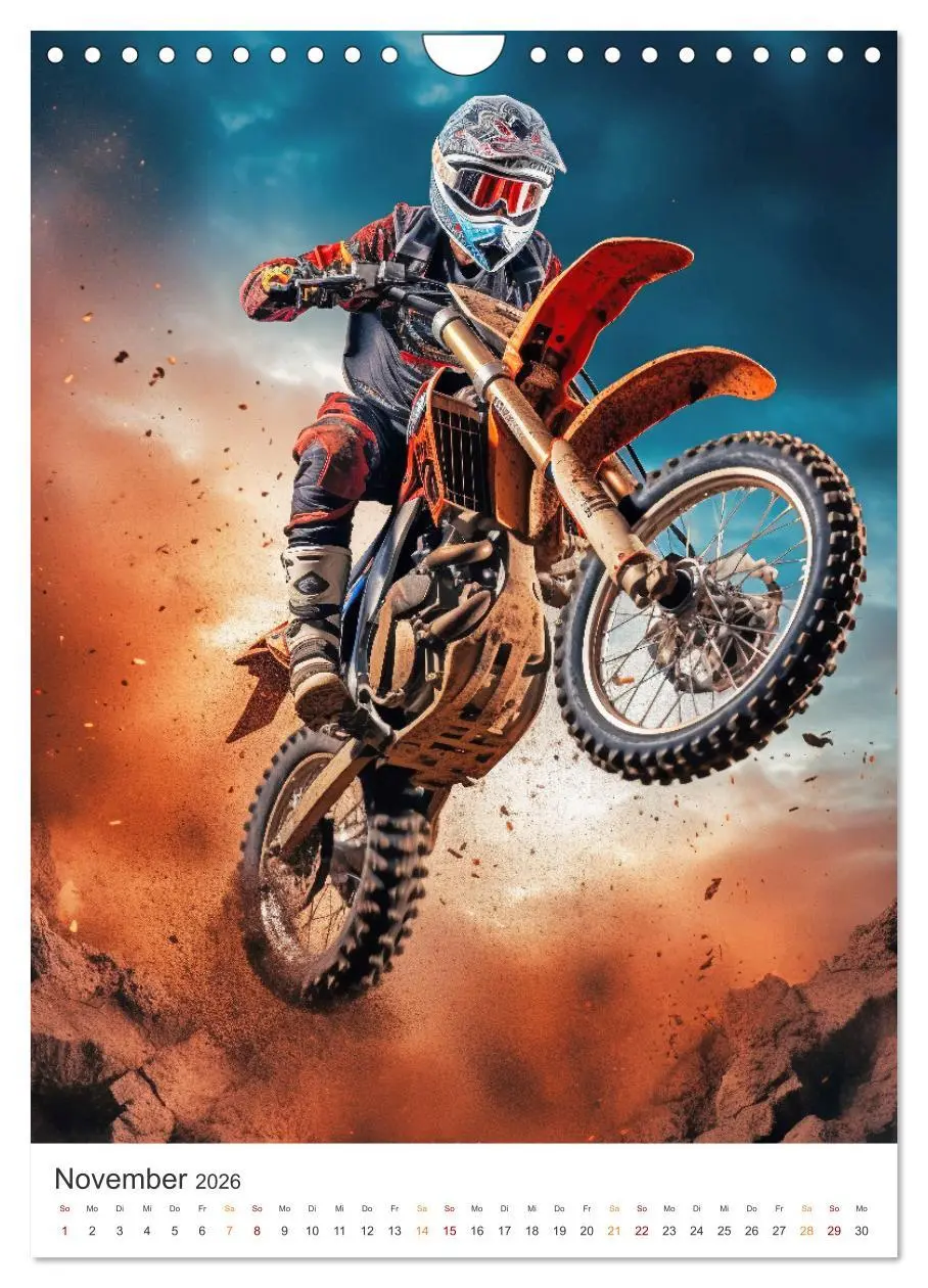 Bild: 9783516300840 | Motocross - Mit Leib und Seele dabei (Wandkalender 2026 DIN A4...