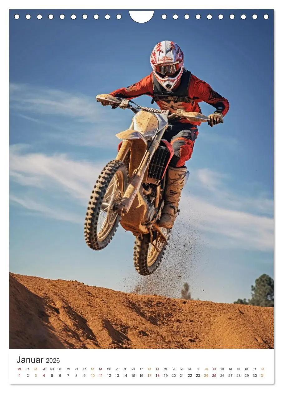 Bild: 9783516300840 | Motocross - Mit Leib und Seele dabei (Wandkalender 2026 DIN A4...
