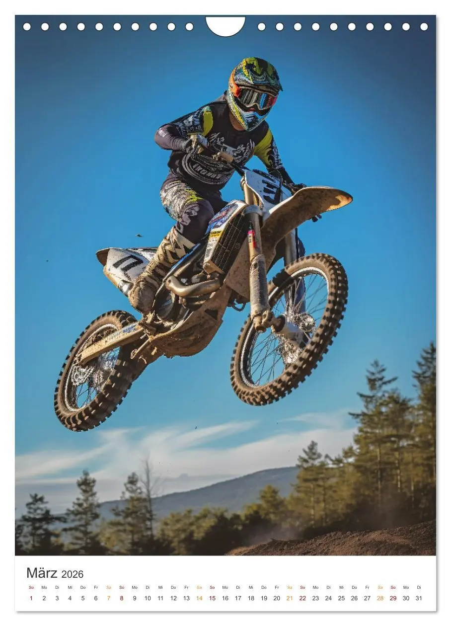 Bild: 9783516300840 | Motocross - Mit Leib und Seele dabei (Wandkalender 2026 DIN A4...