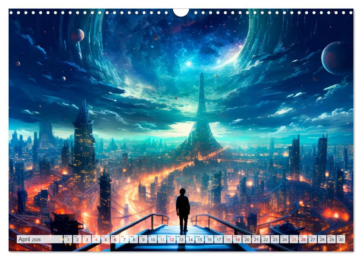 Bild: 9783516540840 | SCIENCE FICTION Life on distant planets (Wall Calendar 2026 DIN A3...