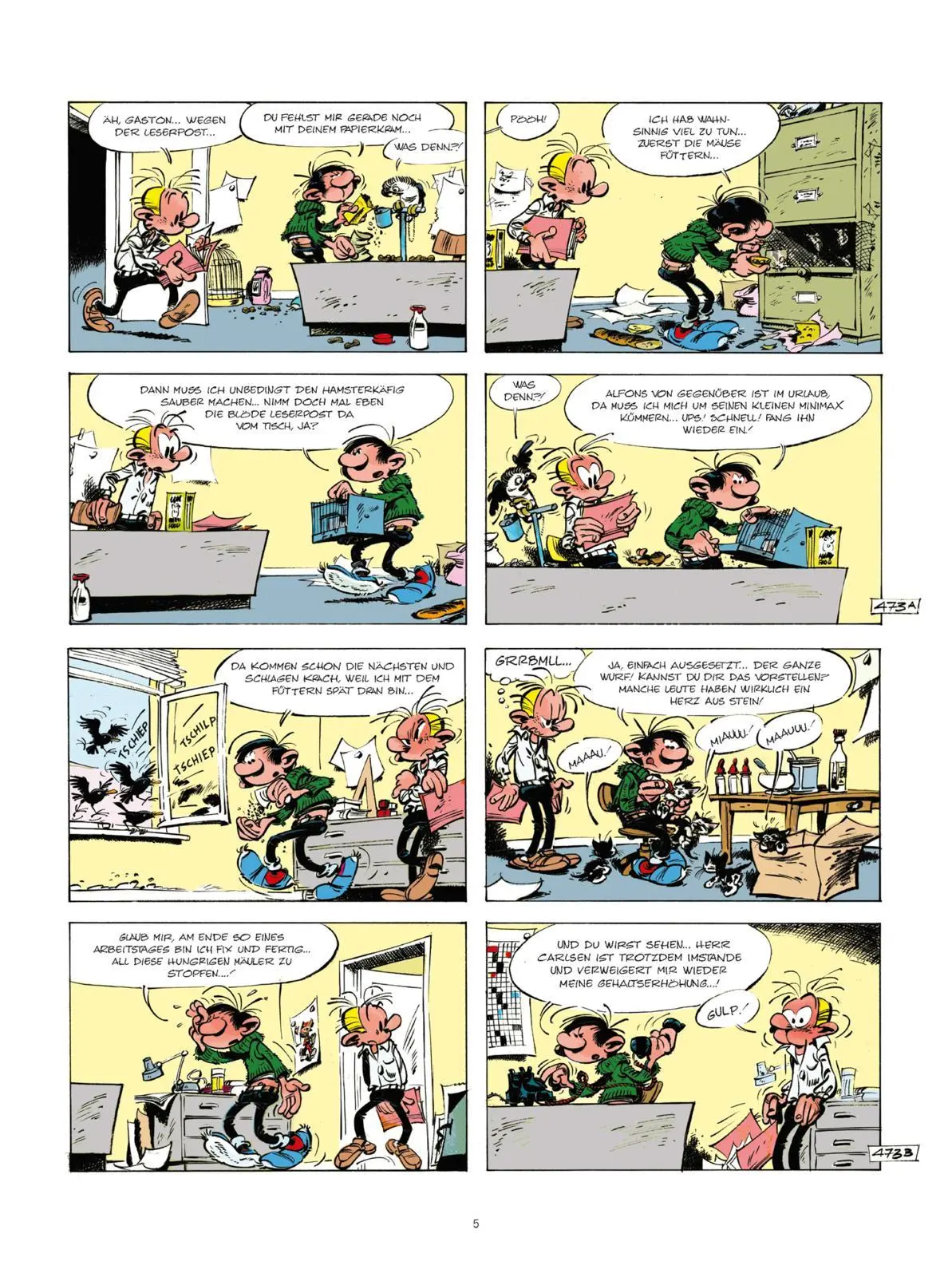 Bild: 9783551710840 | Best-of Gaston 1: Gaston - Tierisches Vergnügen | André Franquin