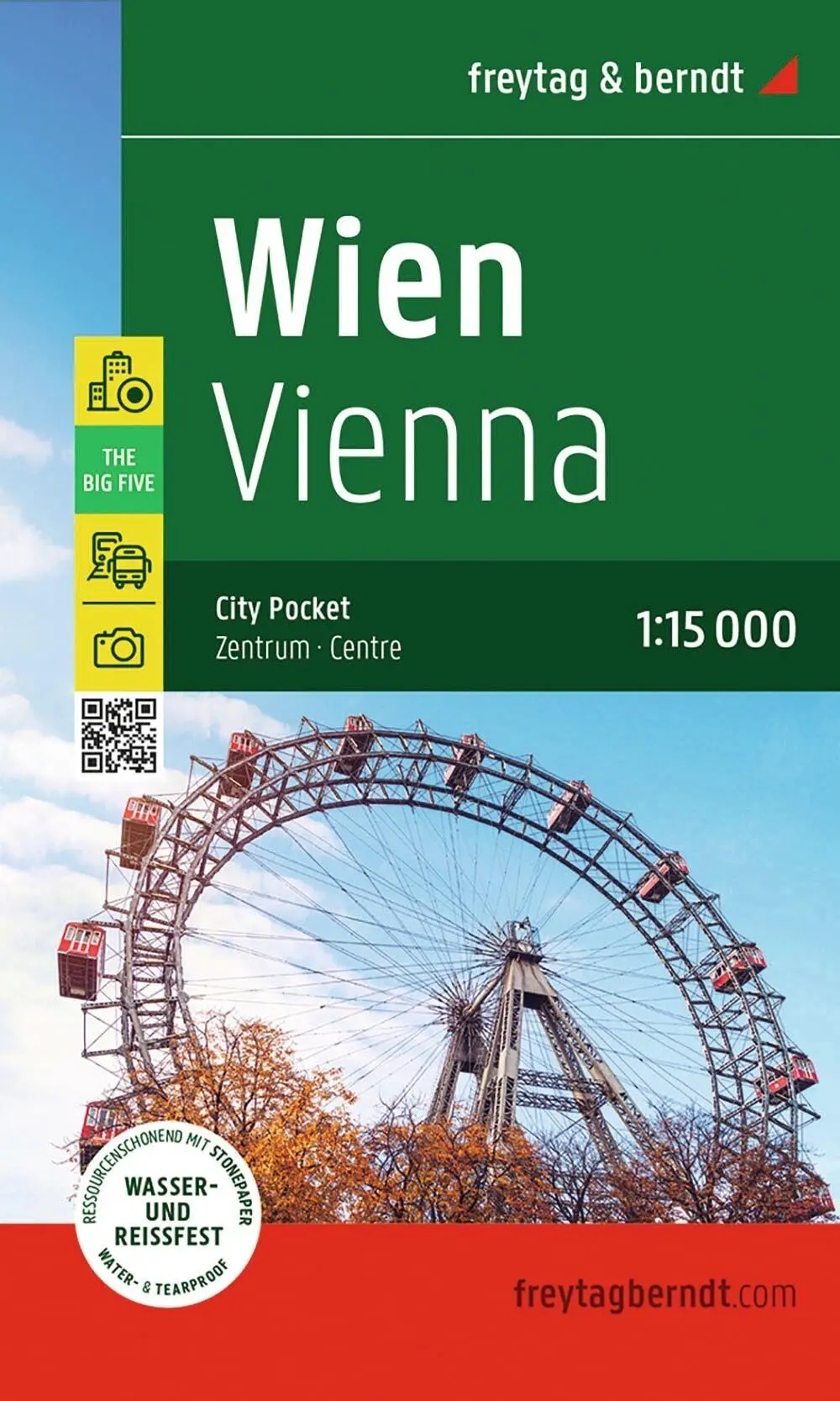 Cover: 9783707920840 | freytag &amp; berndt Innenstadtplan Wien 1:15.000 | Freytag &amp; Berndt