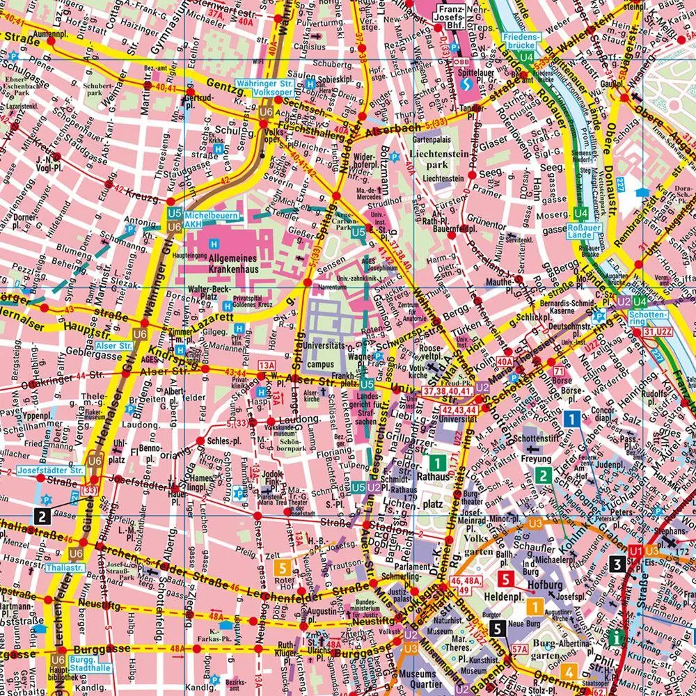 Bild: 9783707920840 | freytag &amp; berndt Innenstadtplan Wien 1:15.000 | Freytag &amp; Berndt