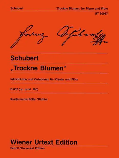Cover: 9783850550840 | Trockne Blumen | Franz Schubert | Buch | 36 S. | Deutsch | 1986