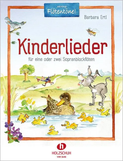 Cover: 9783864340840 | Kinderlieder | für eine oder zwei Sopranblockflöten | Barbara Ertl